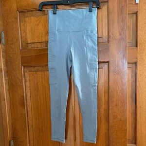 Athleta Gray High-Waisted Leggings